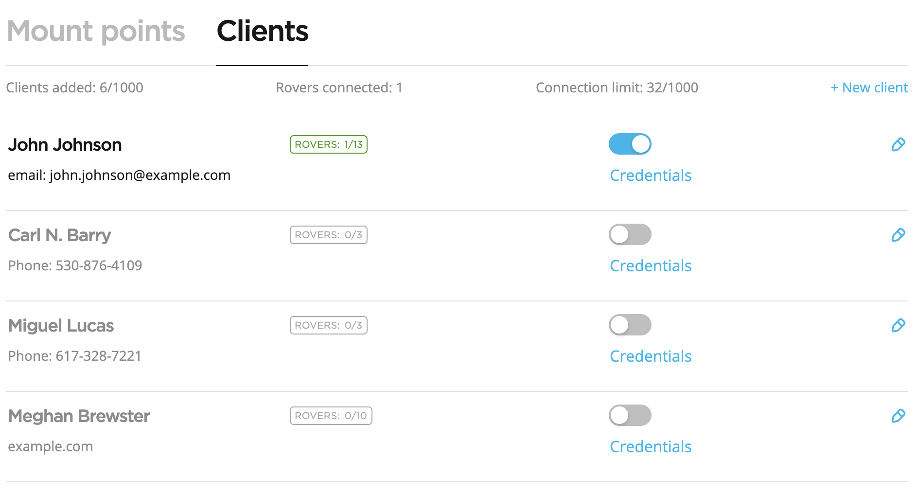 Connettere il client alla base più vicina