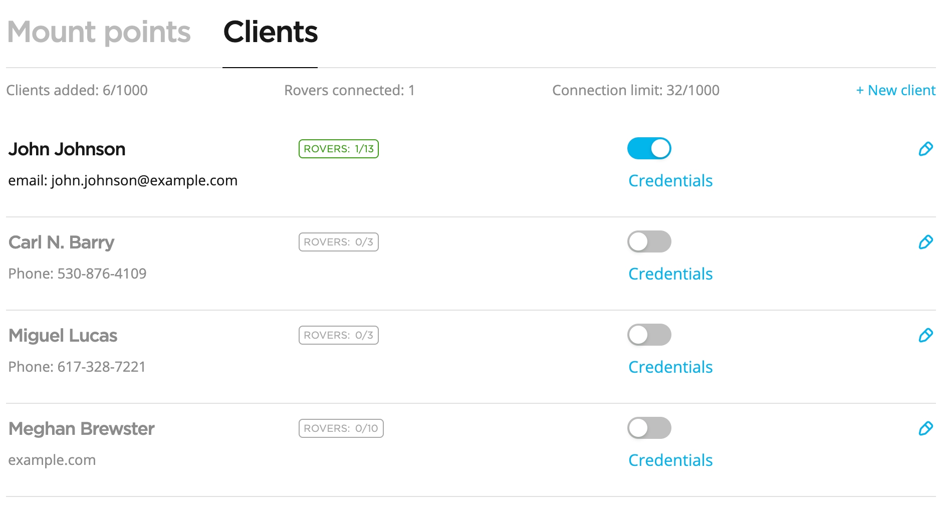 Connettere il client alla base più vicina
