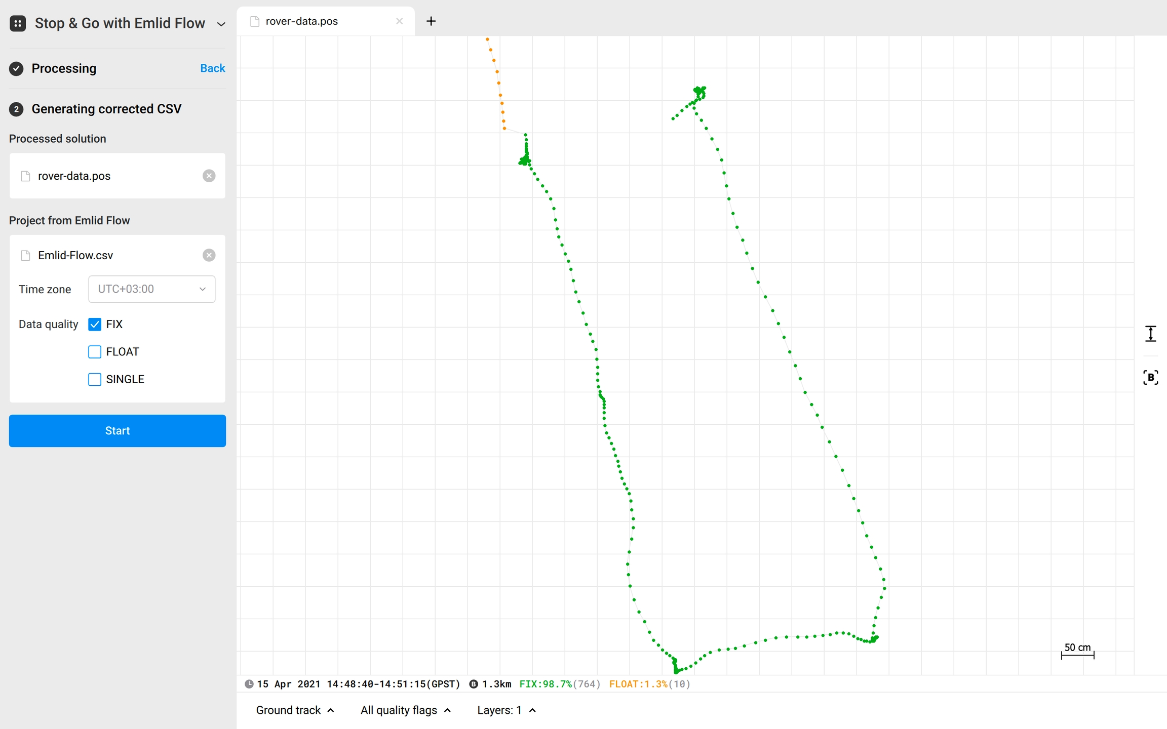 Selezione dei dati solo FIX per ottenere risultati accurati