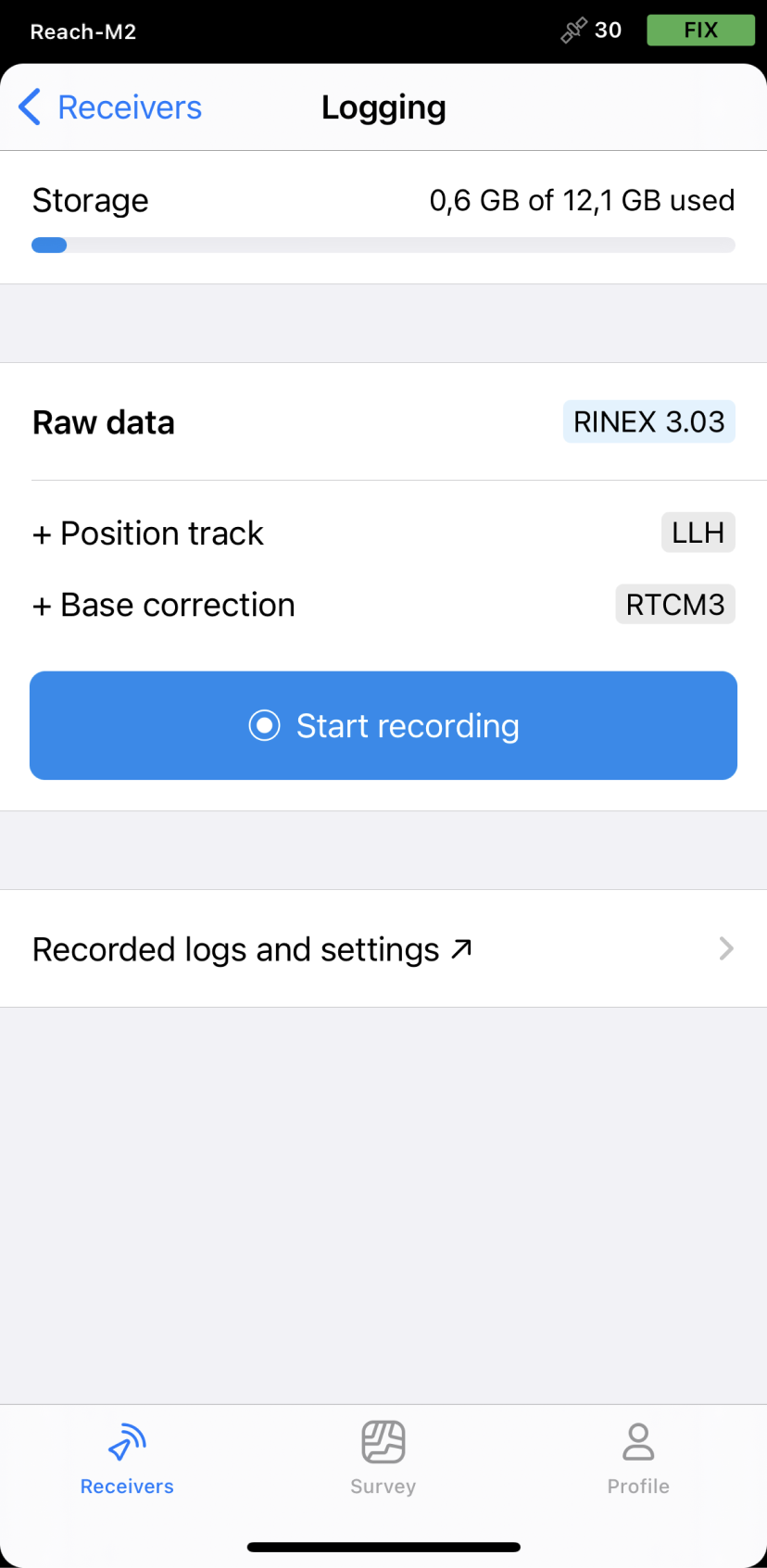Raggiungere le impostazioni