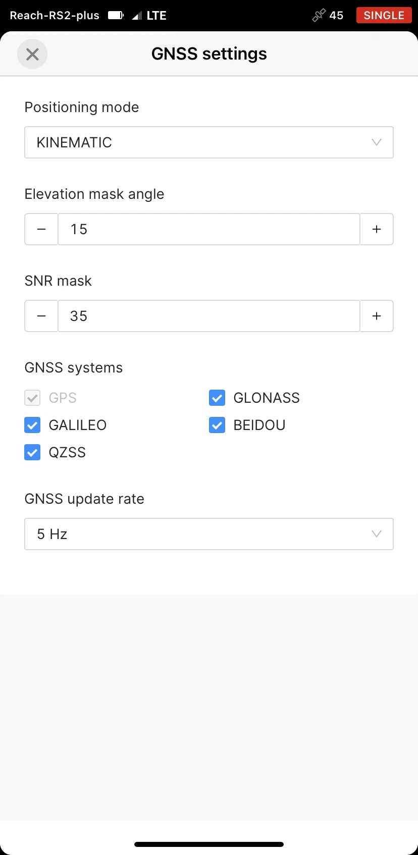 Configurazione di Emlid Reach RS3 come Rover